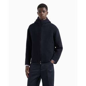 エンポリオアルマーニ　ブラック ジップアップジャケット EMPORIO ARMANI ブルゾン アウター 「エンポリオ アルマーニ」ジップ