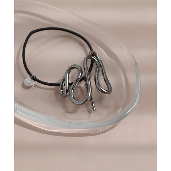 ヘアゴム ウェーブメタルポニーフック