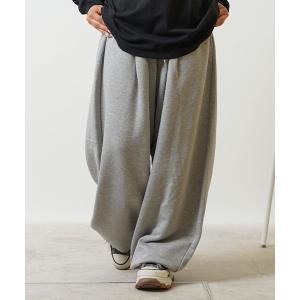 スウェットパンツ ジャージ ダブルタック ワイドスウェットパンツ / Double tuck wide sweatpants メンズ レディース