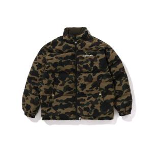 【訳あり】  ダウンジャケット BLK CAMO A BATHING APE（アベイシングエイプ）の「1ST CAMO DOWN JACKET