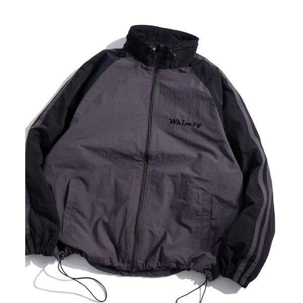 ナイロンジャケット front embroidery raglan sleeves nylon ja...