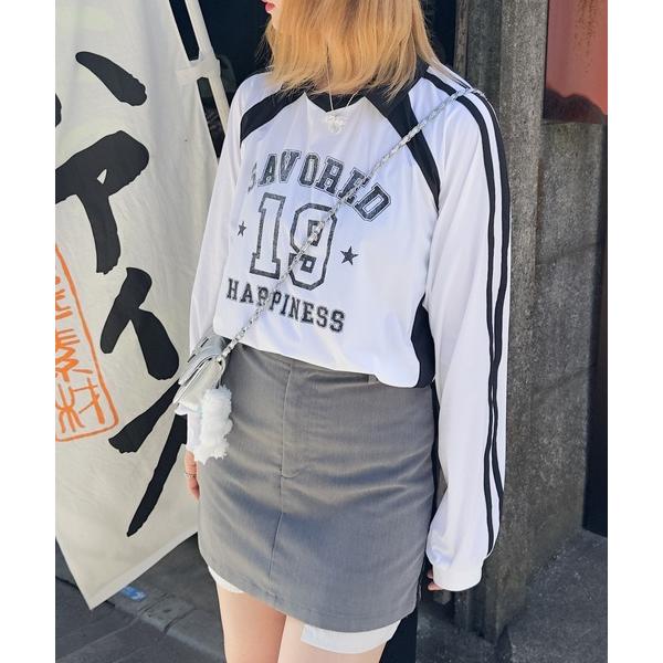 tシャツ ナンバリングユニフォームロンT「低身長さん向けSサイズ展開あり」 キッズ 子供服 女の子