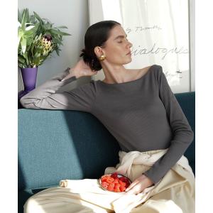 tシャツ カップ付きTシャツ　バックオープン　10分袖 レディース