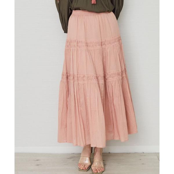 スカート 「INDUS luxury for JETSET SOLO PLUS」ツイストピンタック ...