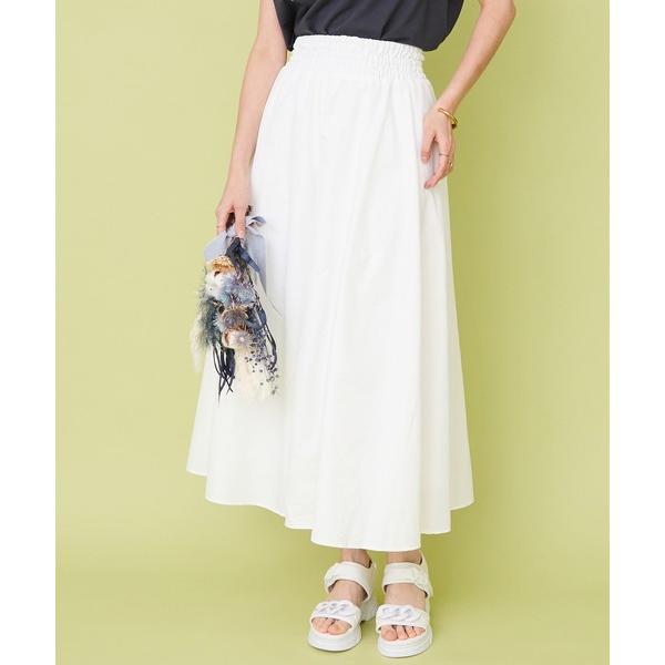 スカート 「FONT LAB」ウエストシャーリングZIPフレアスカート