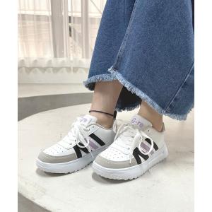スニーカー 「軽量」ボリュームローテクスニーカー レディース