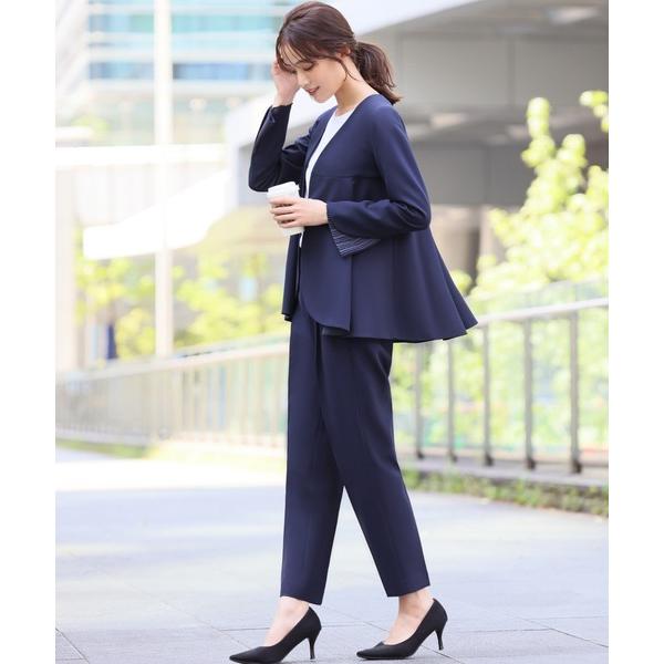 セットアップ フレアジャケット テーパードパンツ セットアップ スーツ フォーマル セレモニー 卒業...