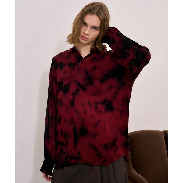 シャツ 「BLAYMORE」 Over-Dyed Big Shirt / 後染め染色加工 メンズ レ...