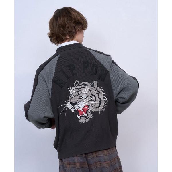 スカジャン 「TASTE by Knit」Knit embroidery sukajan メンズ レ...