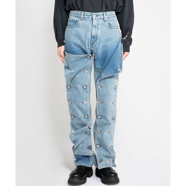 ジーンズ Y/PROJECT(ワイ プロジェクト) SNAP OFF JEANS メンズ