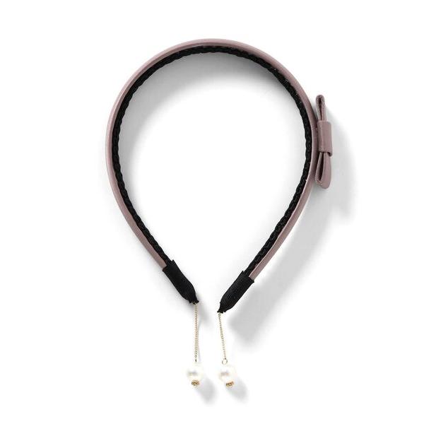 カチューシャ パールイヤリング付カチューシャ