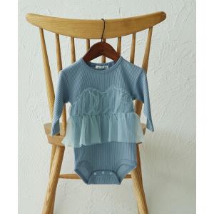 ベビー服 ロンパース 「ベビー」ワッフル 長袖 ...の商品画像