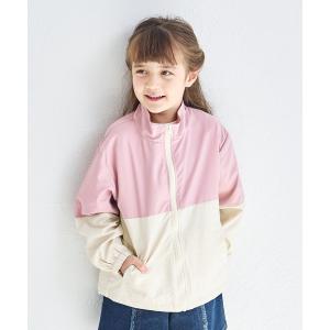 ブルゾン ジャンバー アウター バイカラー ナイロン ジャケット キッズ 子供服 男の子 女の子