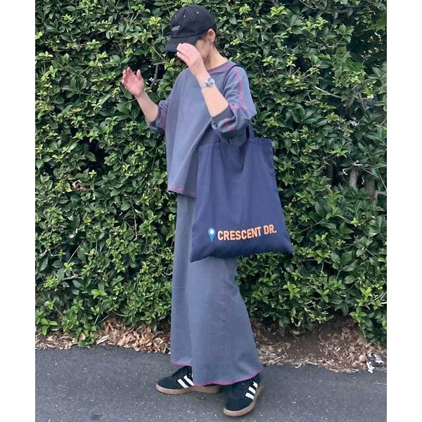 スカート 「CORNERS by KR」裏毛配色ステッチスカート