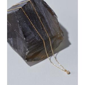 ネックレス 「ZOZO限定商品」K10ダイヤモンドネックレス(0.02ct) レディース