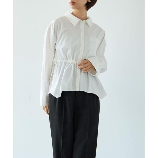 tシャツ アシメヘムウエストリボンシャツ「低身長・小柄女性」 レディース