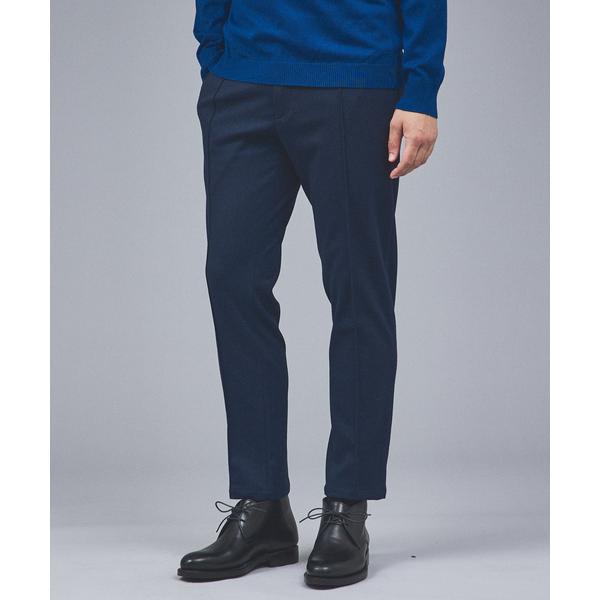 スラックス 「定番人気」アクティブジャージピンタックパンツ メンズ