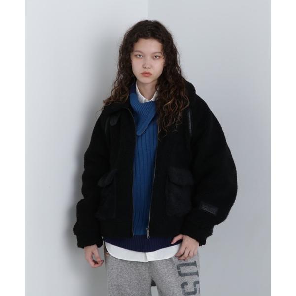 ブルゾン アウター 「直営店限定」BOA×SHAGGY OUTER/ボア×シャギーアウター レディー...