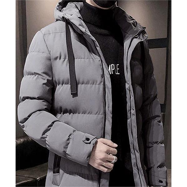 ダウンジャケット ダウン ロング丈　中綿コート メンズ