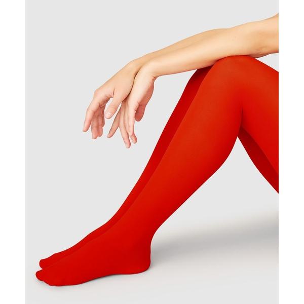 タイツ Olivia Premium Tights Sharp Red レディース