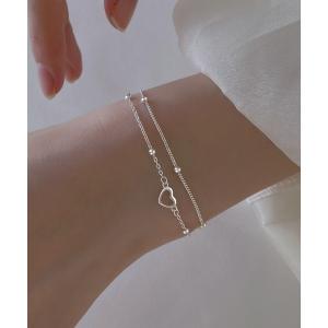 ブレスレット シルバーハートチェーンブレスレット レディース｜ZOZOTOWN Yahoo!店