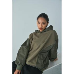 パーカー MA-1 ドッキングフーディー レディース