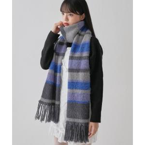 Acne Studios（アクネ ストゥディオズ） チェック柄マフラー - ブルー