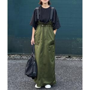 ジャンパースカート 「 notch. by KR 」サス付きハイウェストスカート