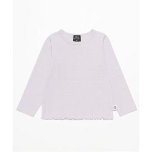 tシャツ 「オーガニック」ハート針抜き長袖T キ...の商品画像