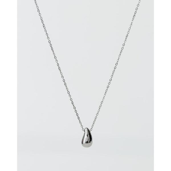 ネックレス ニュアンスドロップモチーフネックレス レディース