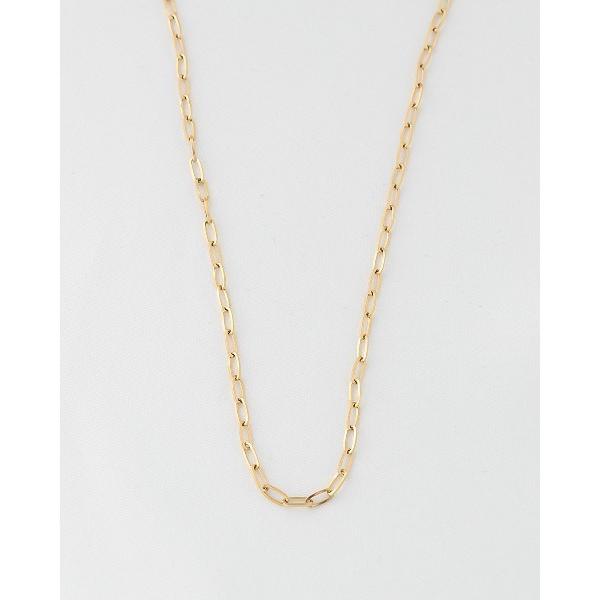 ネックレス ステンレスアズキチェーンシンプルネックレス レディース