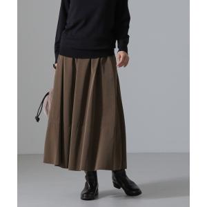 スカート ピーチフェイクレザーボリュームスカート...の商品画像