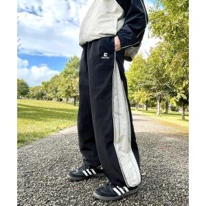 パンツ サイドジップ切り替えナイロンパンツ / セットアップ着用可 レディース