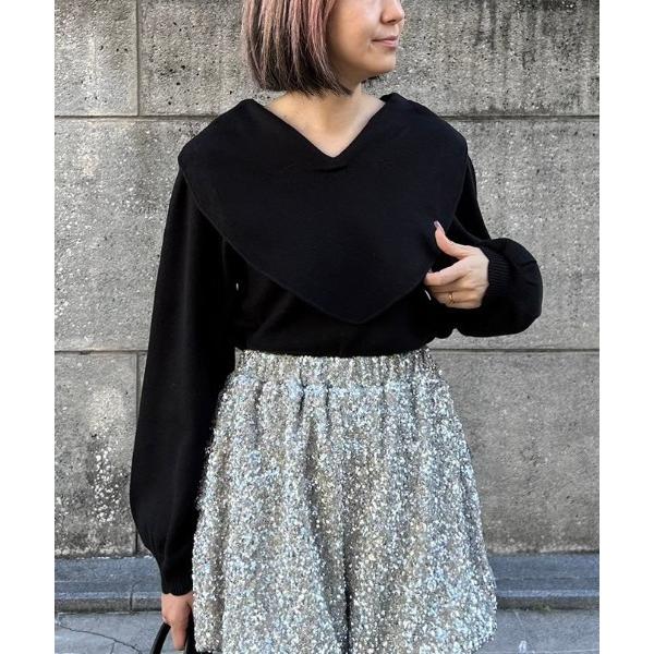 ニット セーター HEART COLLAR ニット レディース