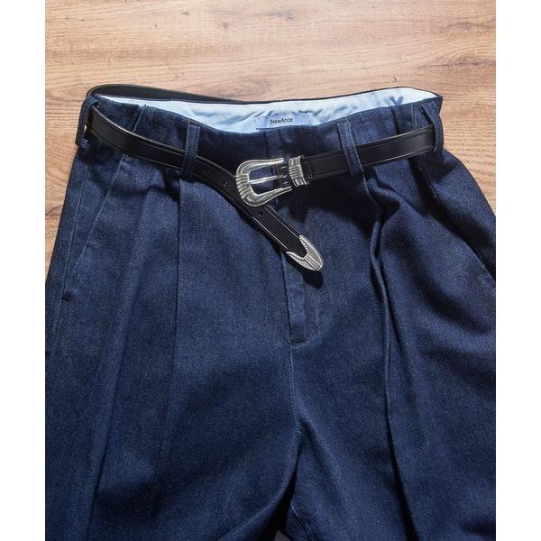 ベルト 「TORY LEATHER」3-Piece Silver Buckle Belt メンズ レ...