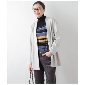 ジャケット ノーカラージャケット マットポンチ ノーカラーコーディガン レディース