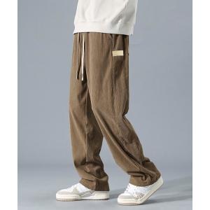 スラックス コーデュロイワイドパンツ メンズ 韓国風 メンズ
