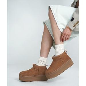 ブーツ UGG / アグ：W CLASSIC ULTRA MINI PLATFORM：1135092-CHE「DEA」 レディース