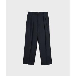 ワイドパンツ スラックス 「THE TOKYO/ザトウキョウ」Calm Skin Easy Avril Baggy Trousers メンズ