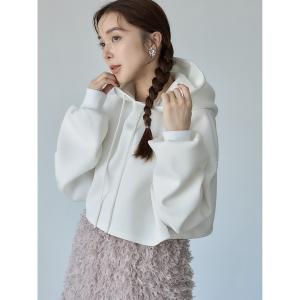 パーカー ショートビッグフーディ レディース