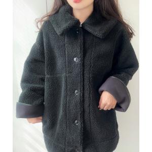 ムートンコート ボアコート リバーシブルボアムートンコート「高身長サイズMT有り」 レディース