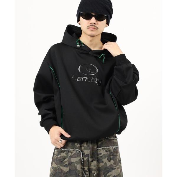 パーカー Piping metal PT pullover hoodie / パイピングメタルPTプ...