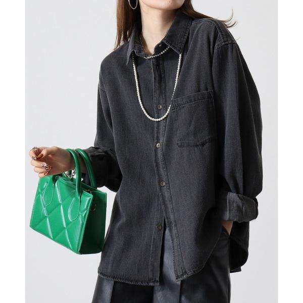 シャツ Relaxed fit long sleeve denim shirt / L/Sリラックス...