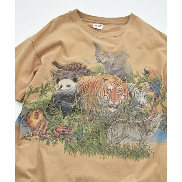 tシャツ 「ヴィンテージ古着」90’s SIGNALS ZOO アニマルプリントTシャツ USA製 ...