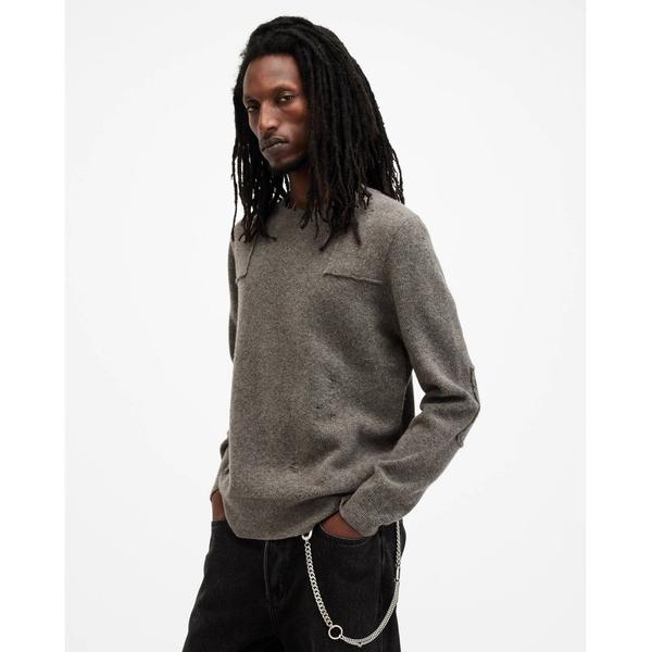 セーター ニット POINTER CREW NECK DISTRESSED JUMPER | POI...