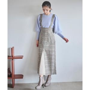 スカート サス付きジップレイヤードチュールスカートの商品画像