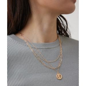 ネックレス 透かしコイン3連ネックレス レディースの買取情報