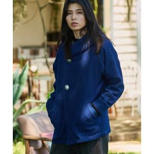 AOZORA（アオゾラ） オーバーオール サロペット 刺し子デニム中綿