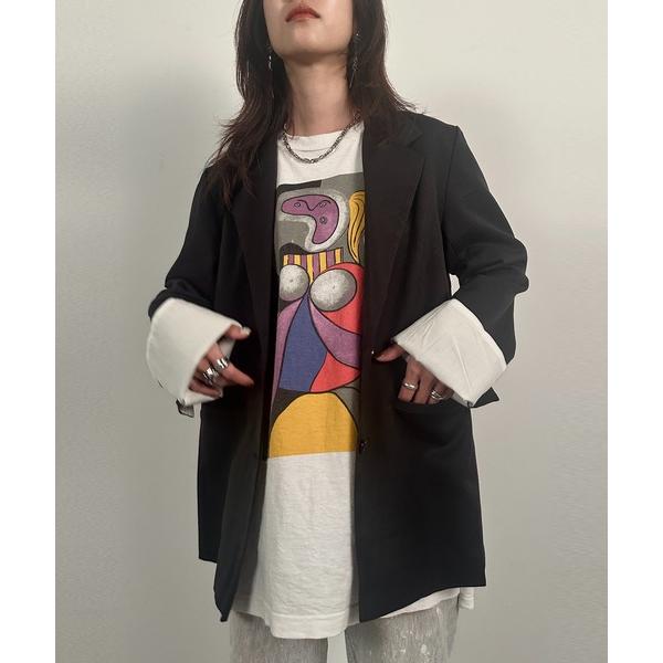 ジャケット テーラードジャケット 「vieux by MAISON BREEZE」Folded he...