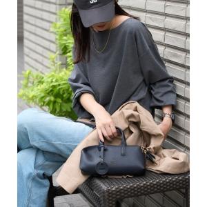 tシャツ シャーリング オフショルダー 長袖トップス レディース
